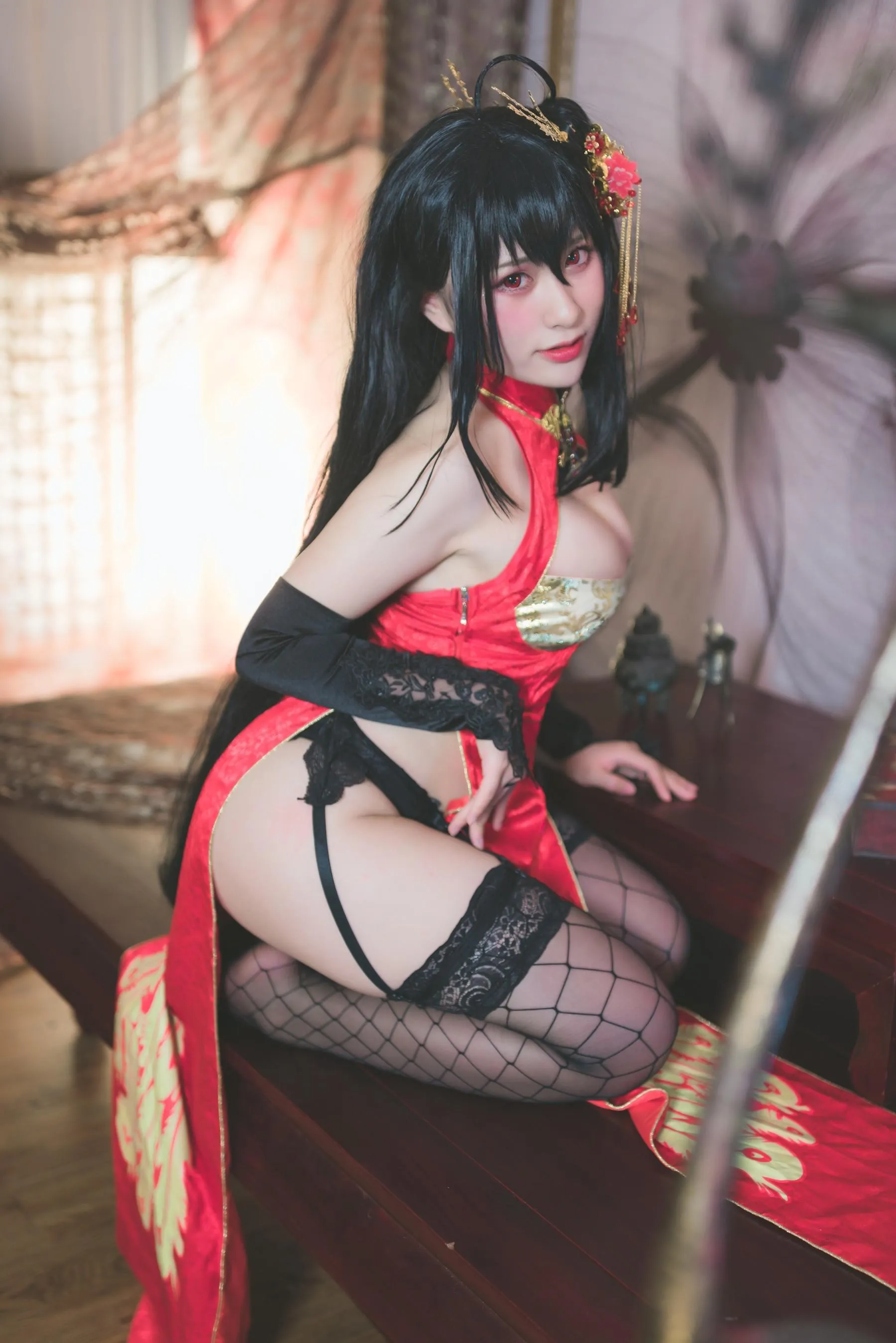 柘烟_Zuken – NO.04 大凤旗袍 [24P]插图8